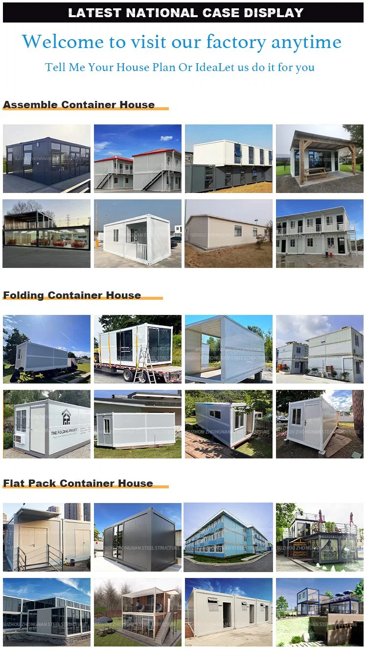 Affordable Steel Detachable Living 20FT Small Modular Prefabricated House Container Price