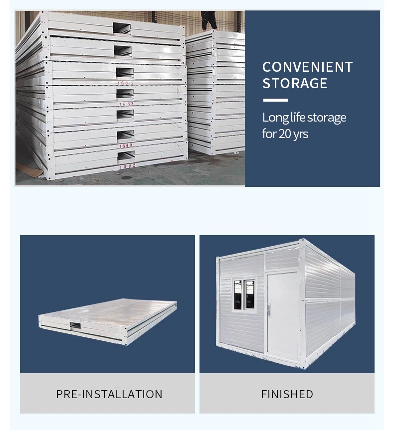 Extended Strength Structure Foldable Prefab Container Homes